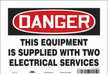 Safety Sign 7 inx10 in Vinyl