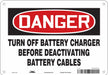 Safety Sign 7 in x 10 in Aluminum