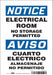 Safety Sign 10 inx7 in Vinyl