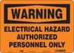 Safety Sign 10 in x 14 in Aluminum