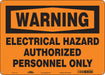 Safety Sign 10 in x 14 in Polyethylene