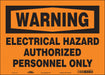 Safety Sign 10 inx14 in Vinyl