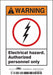 Safety Sign 5in x 3.5in Vinyl PK5