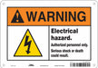 Safety Sign 7 in x 10 in Aluminum