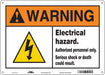 Safety Sign 10 inx14 in Aluminum