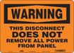 Safety Sign 10 in x 14 in Aluminum