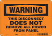 Safety Sign 7 in x 10 in Polyethylene