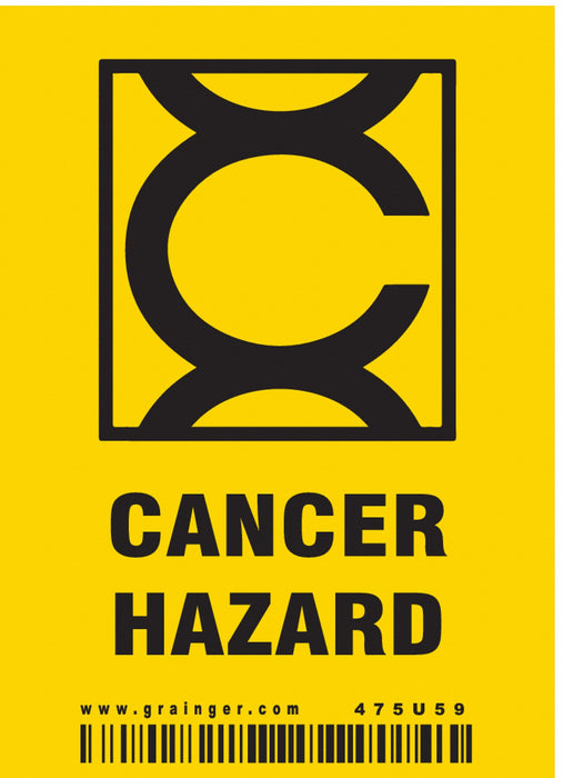 Safety Sign 4in x 2.875in Vinyl PK25
