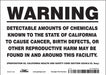 Safety Sign 7 Wx5 H 0.004 Thickness