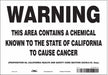 Safety Sign 10 Wx7 H 0.004 Thickness