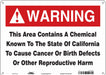 Safety Sign 14 Wx10 H 0.032 Thickness