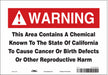 Safety Sign 10 Wx7 H 0.004 Thickness