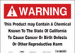 Safety Sign 14 Wx10 H 0.004 Thickness