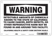 Safety Sign 10 Wx7 H 0.032 Thickness