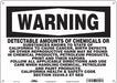 Safety Sign 14 Wx10 H 0.032 Thickness