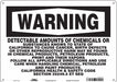 Safety Sign 14 Wx10 H 0.055 Thickness