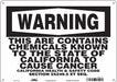Safety Sign 14 Wx10 H 0.032 Thickness