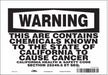 Safety Sign 10 Wx7 H 0.004 Thickness