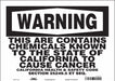 Safety Sign 14 Wx10 H 0.004 Thickness