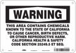 Safety Sign 10 Wx7 H 0.055 Thickness