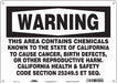 Safety Sign 14 Wx10 H 0.055 Thickness