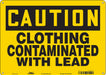 Safety Sign 10 in x 14 in Polyethylene