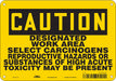 Safety Sign 7 in x 10 in Aluminum