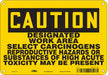 Safety Sign 7 in x 10 in Polyethylene