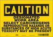 Safety Sign 7 inx10 in Vinyl