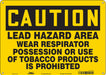 Safety Sign 10 in x 14 in Polyethylene