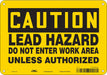 Safety Sign 7 inx10 in Polyethylene