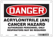 Safety Sign 7 in x 10 in Polyethylene