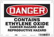 Safety Sign 7 in x 10 in Polyethylene