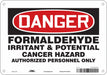 Safety Sign 7 in x 10 in Aluminum