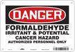Safety Sign 7 inx10 in Polyethylene