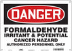 Safety Sign 10 inx14 in Polyethylene