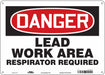 Safety Sign 10 in x 14 in Polyethylene
