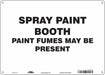 Safety Sign 10 inx14 in Polyethylene