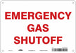 J8159 Safety Sign 7 in x 10 in Aluminum