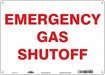 J8159 Safety Sign 10 in x 14 in Polyethylene