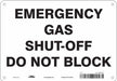 Safety Sign 7 in x 10 in Polyethylene