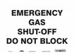Safety Sign 10 in x 14 in Vinyl