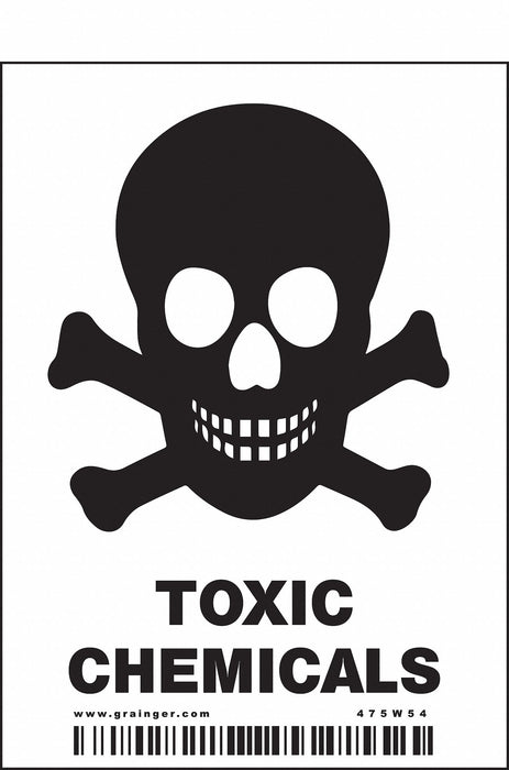 Safety Sign 4 in x 2 in Vinyl PK25