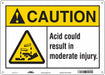 Safety Sign 10 in x 14 in Vinyl