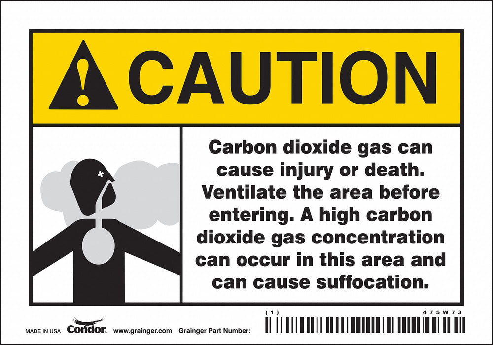 Safety Sign 3 1/2 inx5 in Vinyl