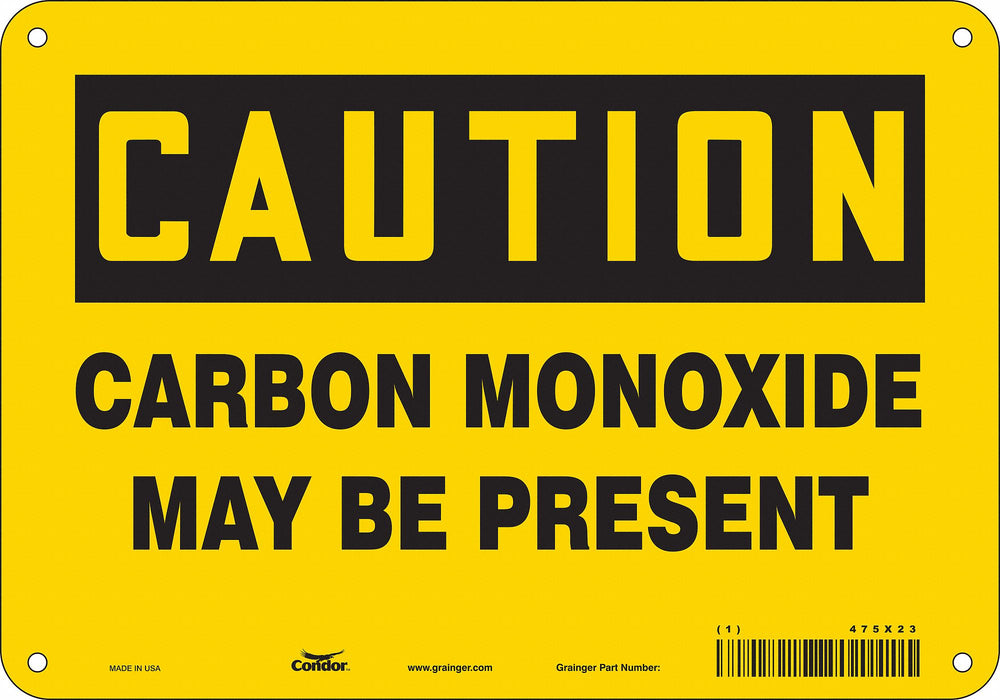 Safety Sign 7 inx10 in Vinyl
