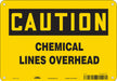 Chemical Sign 7 in x 10 in Aluminum
