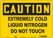 Safety Sign 10 in x 14 in Aluminum