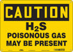 J8203 Safety Sign 10 in x 14 in Polyethylene