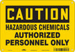 Safety Sign 7 in x 10 in Vinyl
